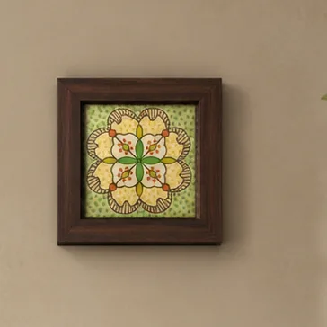 Moroccan tile 5.5x5.5 inch with wooden frame