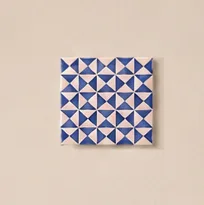 Trivon blue tile 4x4 inch